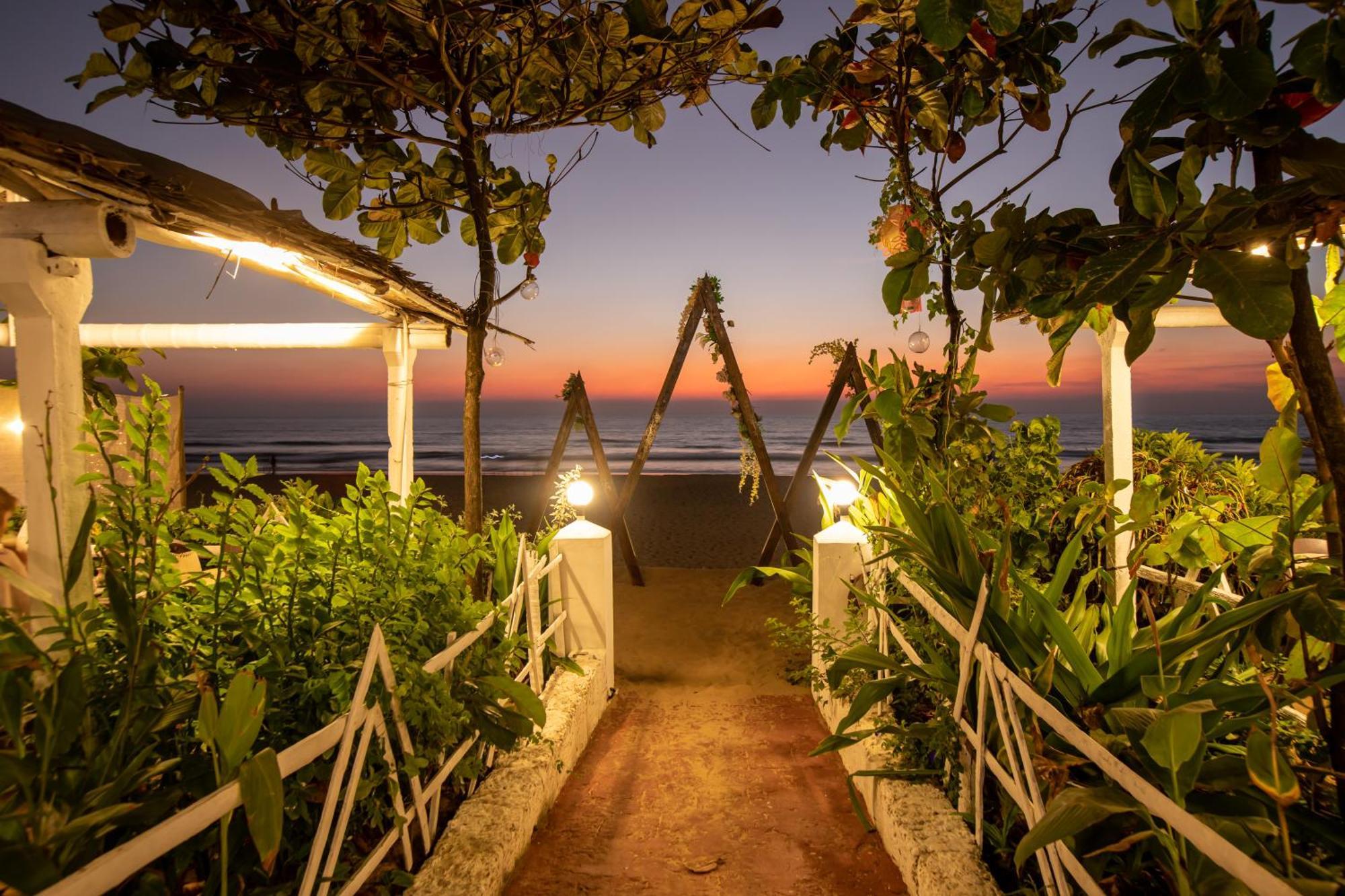 Sunset Cafe Beach Stay Гокарна Екстер'єр фото
